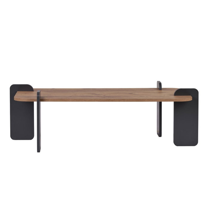 Nordure Mesa de centro Renard - Atlantic Pine, Anthracite